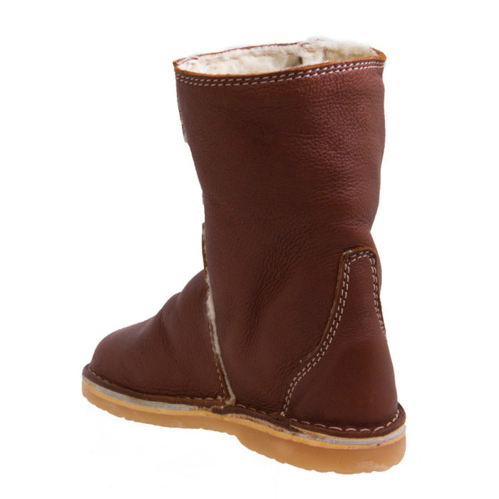 Gurmuki Hand Made Genuine Leather Unisex KUDU KIDS Boot – Tan