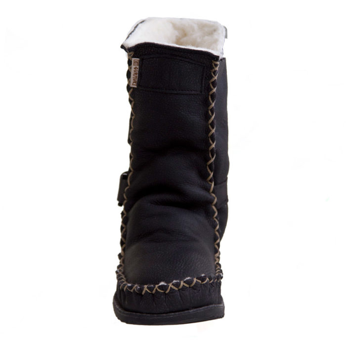 Gurmuki Sheep's Wool Unisex TRIBAL Tall Boots – Black