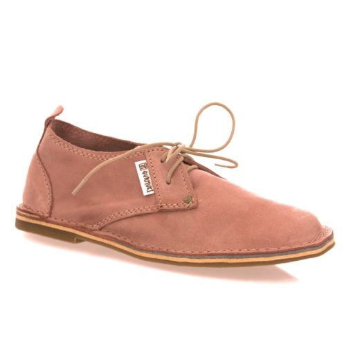 Gurmuki Hand Made Genuine Leather Ladies Vellies Veldskoen - Dusty, Smokey Pink