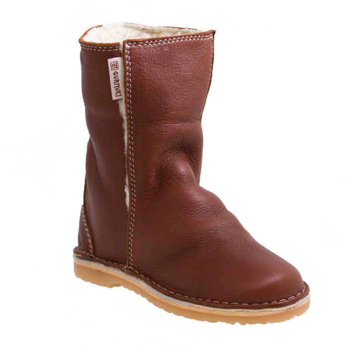 Gurmuki Hand Made Genuine Leather Unisex KIDS KUDU Boot – Tan