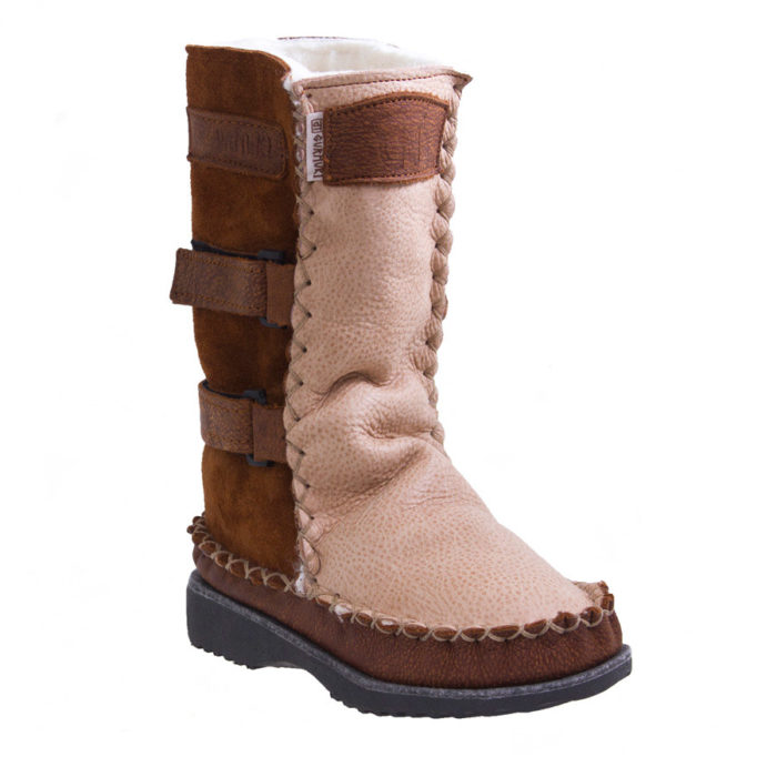 sheepskin boots mid calf 2tone ugg boots