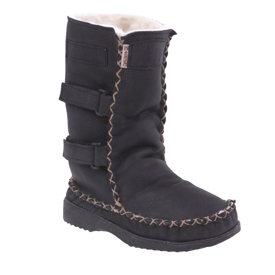 sheepskin ugg boots black